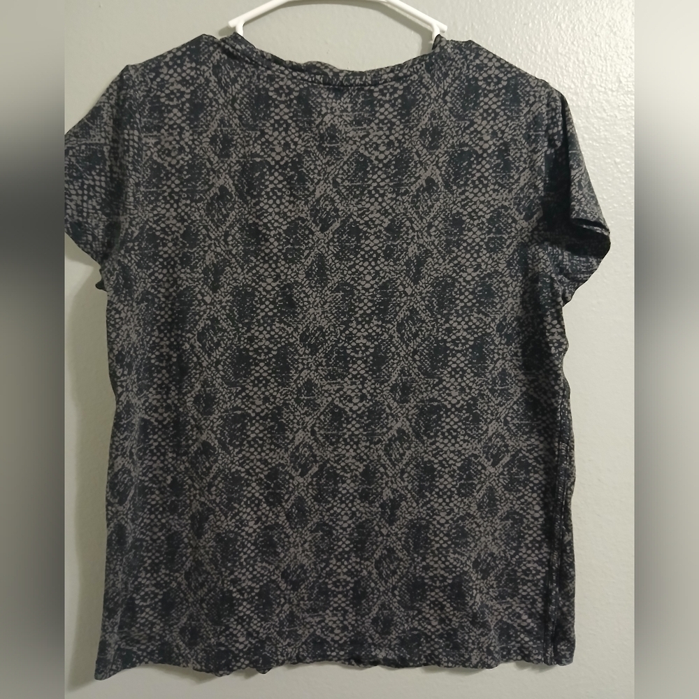 Athleta Black Patterned Women's Top - Picture 3 of 7
